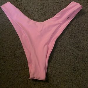 pink cheeky bikini bottoms